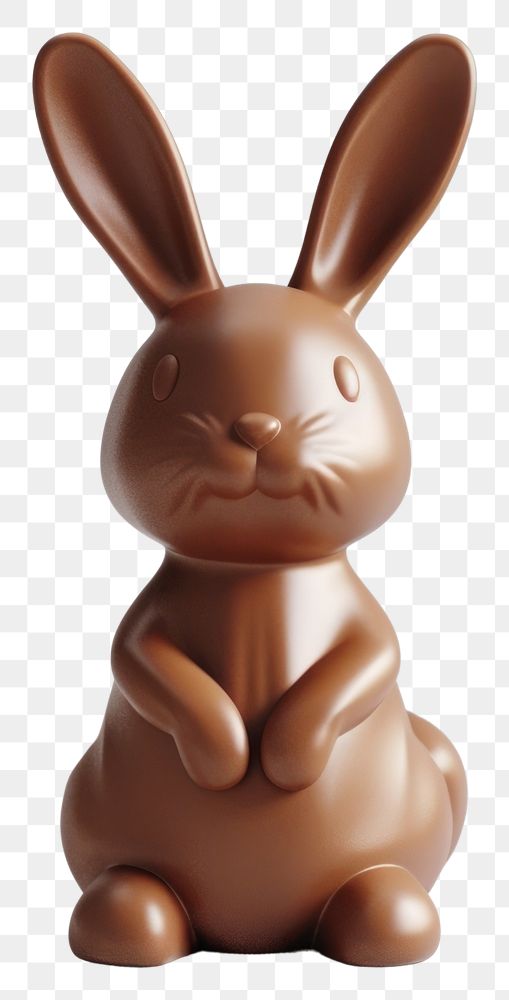 PNG Chocolate bunny dessert easter confection.