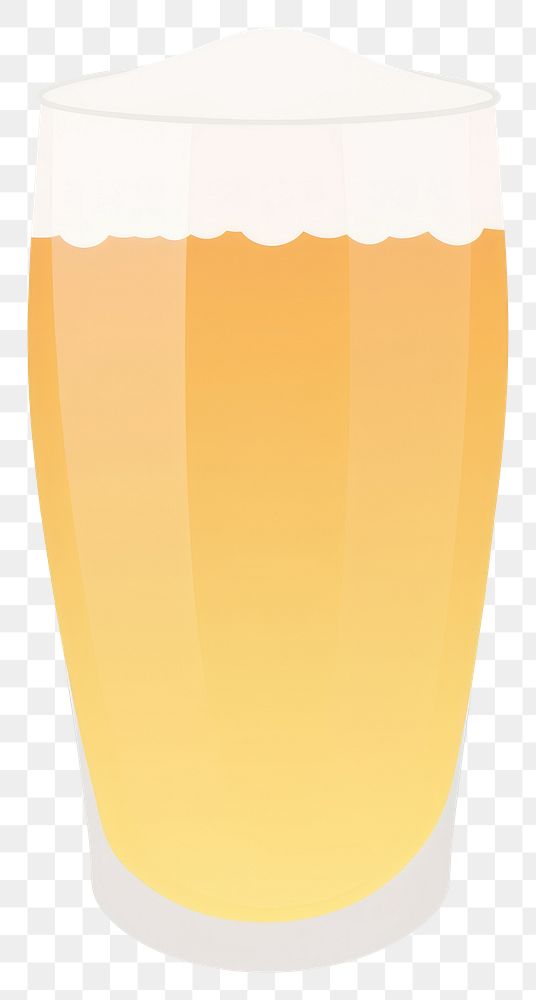 PNG Glass of beer illustration beverage drink.