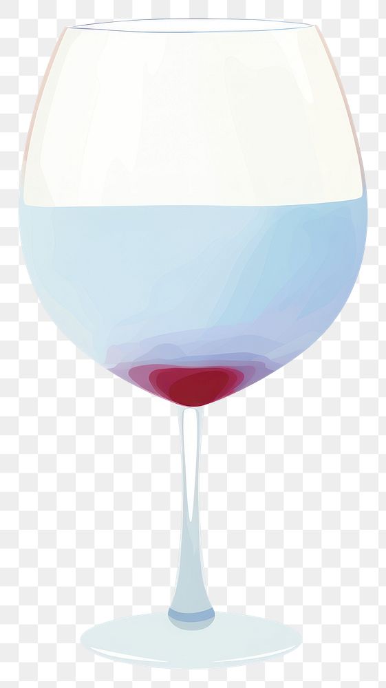 PNG Glass of wine illustration transparent beverage.