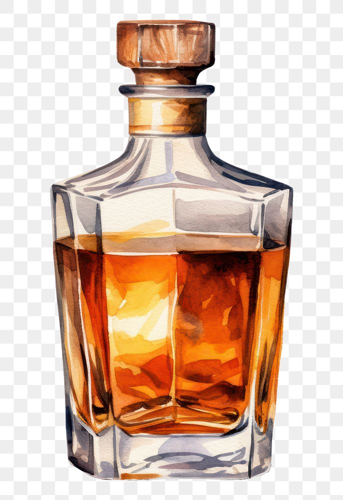 PNG Bottle whisky glass drink. 