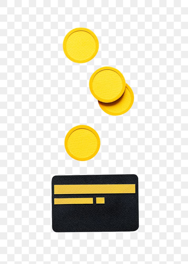 Credit card png sticker, transparent background