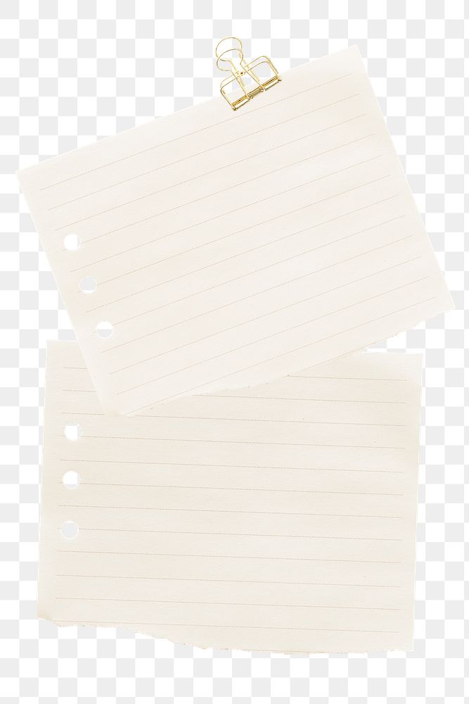 Note png sticker, stationery transparent background
