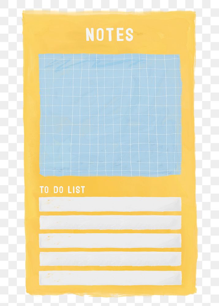 To do list png sticker, stationery doodle, transparent background