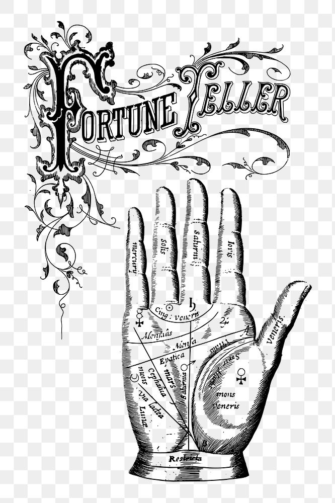 Fortune teller png sticker illustration, transparent background. Free public domain CC0 image.