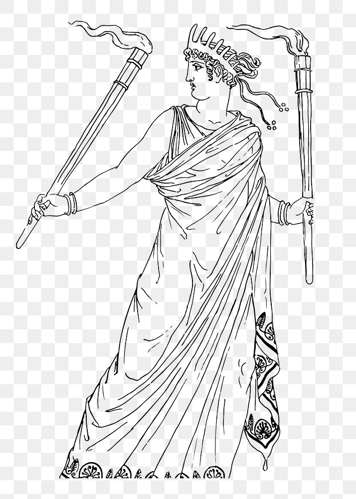 Greek woman png sticker illustration, transparent background. Free public domain CC0 image.