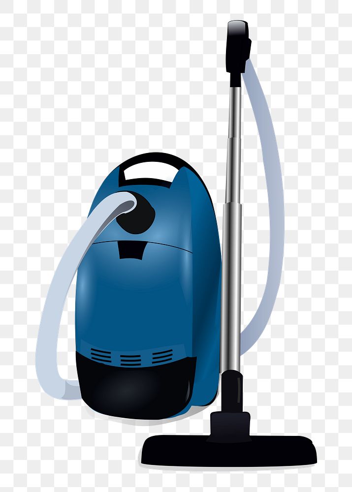 Vacuum cleaner png sticker illustration, transparent background. Free public domain CC0 image.