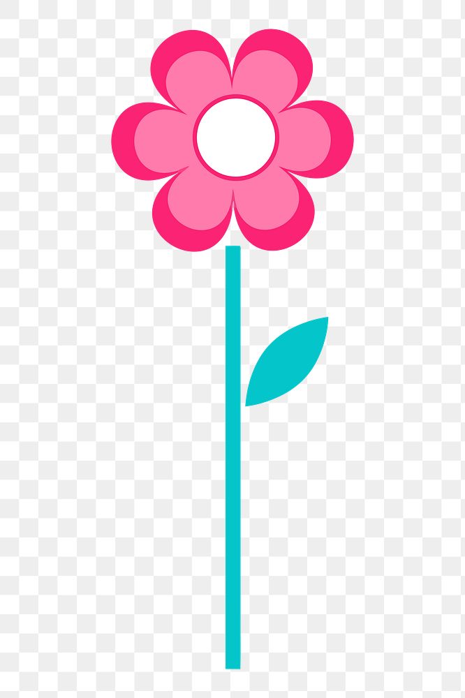 Pink flower png sticker, transparent | Free PNG - rawpixel