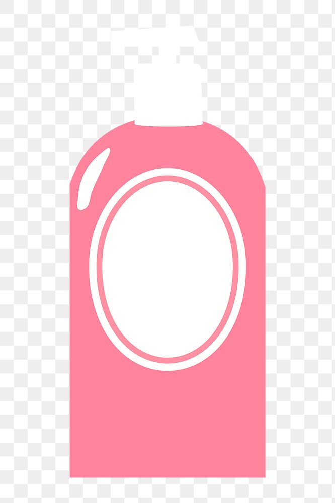 Shower bottle png sticker, transparent background. Free public domain CC0 image.