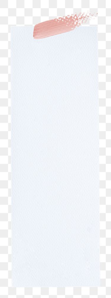 Memo note png journal sticker, brushstroke, transparent background