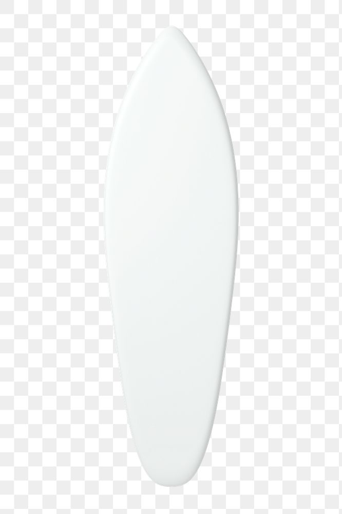 Surfboard png sticker, cute 3D cartoon on transparent background