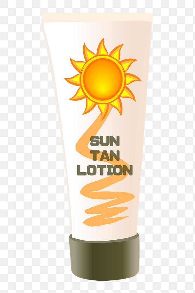 Sun tan lotion png sticker, Glitch game illustration, transparent background. Free public domain CC0 image.
