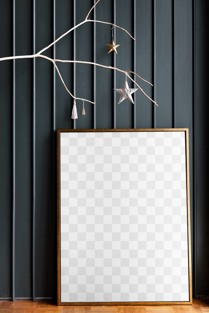 Frame png mockup, home decor, transparent design