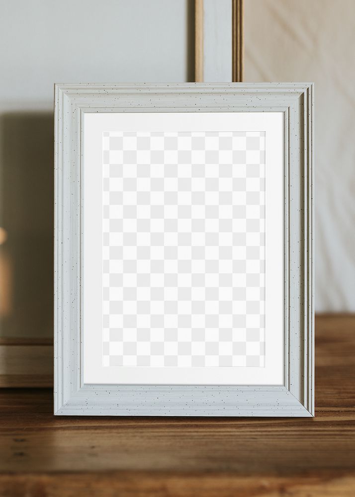 Picture frame png mockup, transparent design