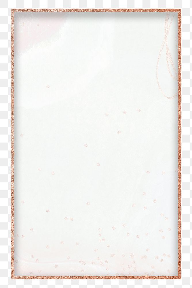 Mint aesthetic png rectangular frame, glitter, transparent background