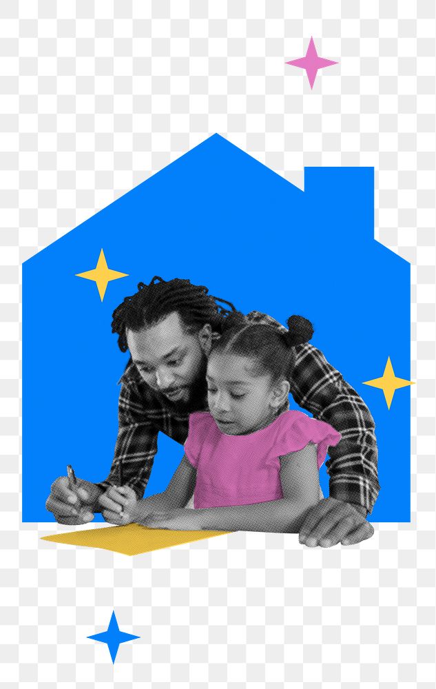 Homeschooling  png sticker, education transparent background