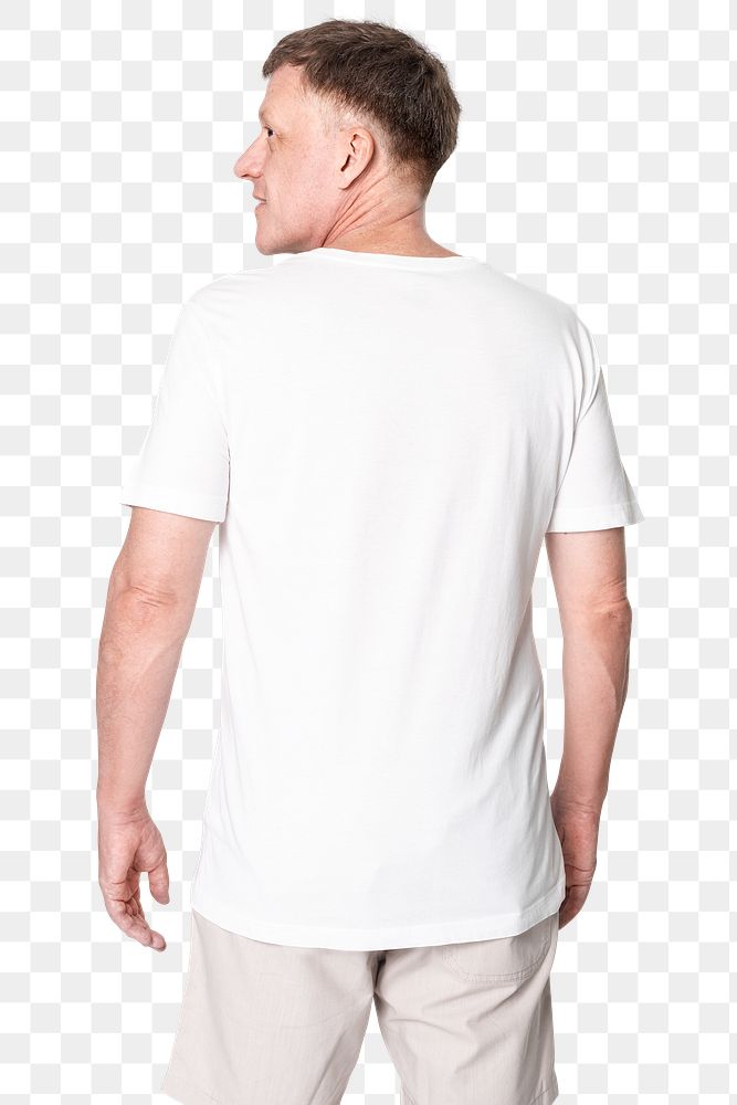Png shirt mockup on transparent background