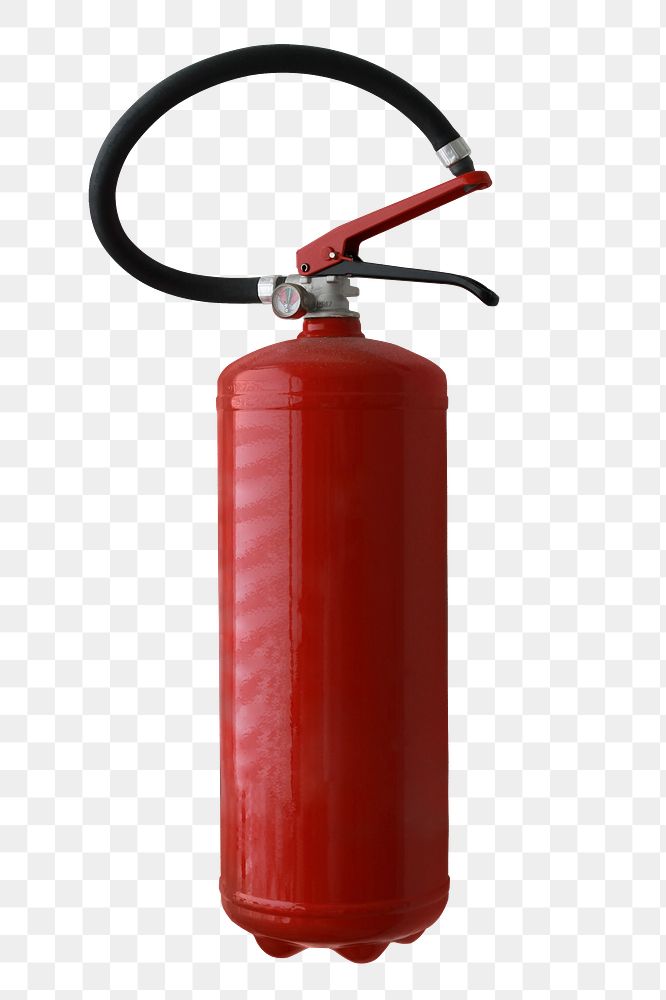 Fire extinguisher png sticker, transparent background