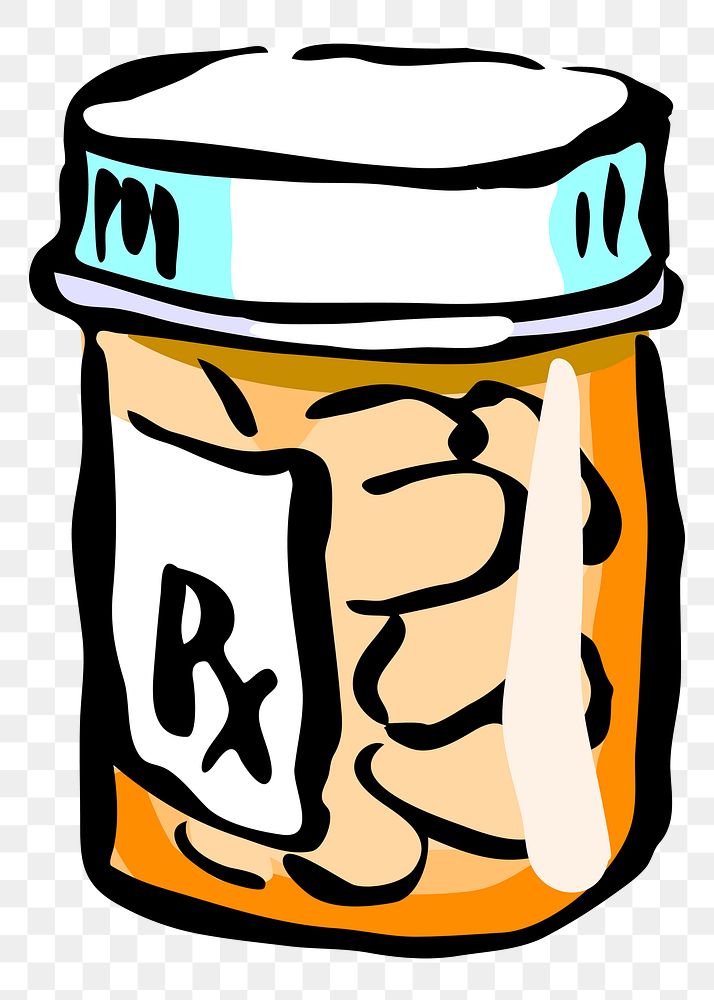 Medicine png sticker, transparent background. 