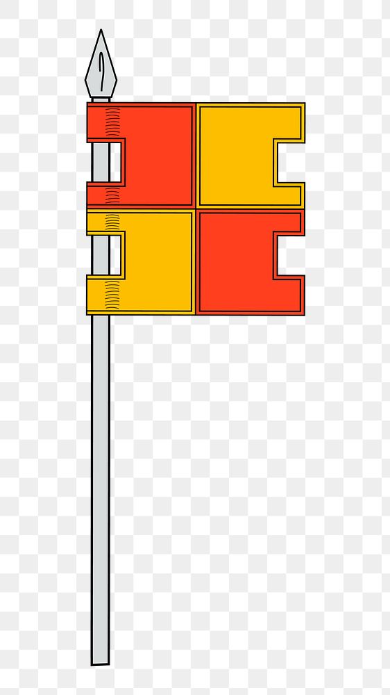 War flag png illustration, transparent background. 