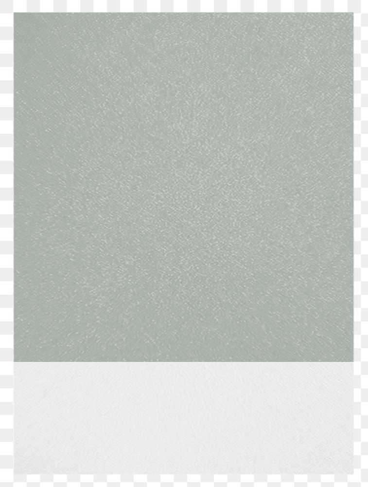 Png gray frame sticker, grain texture, transparent background