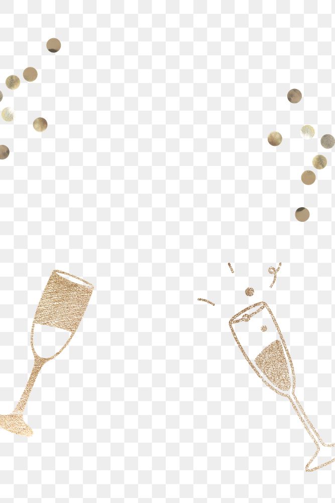 Celebration party png border, transparent background