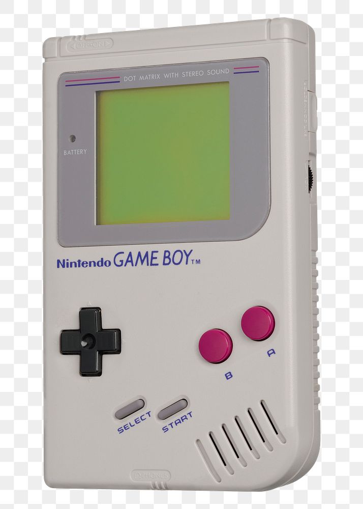 Png Nintendo game boy. 22 AUGUST 2022 - BANGKOK, THAILAND