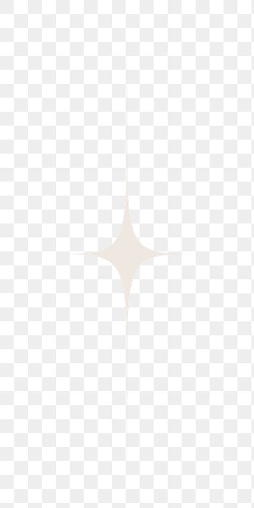 Sparkle star png sticker, transparent background