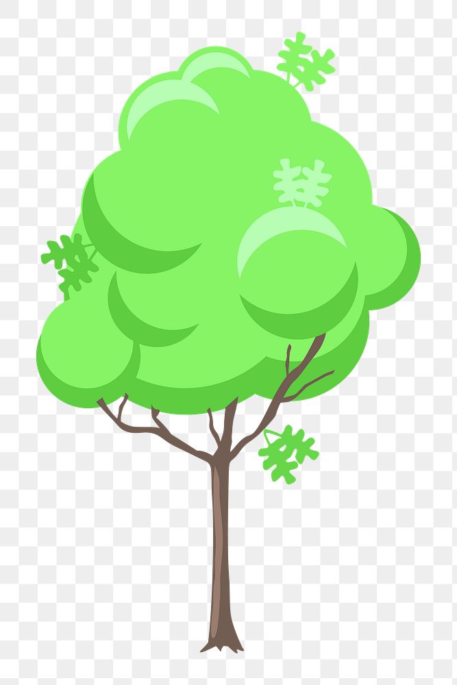 Tree png illustration, transparent background. Free public domain CC0 image.