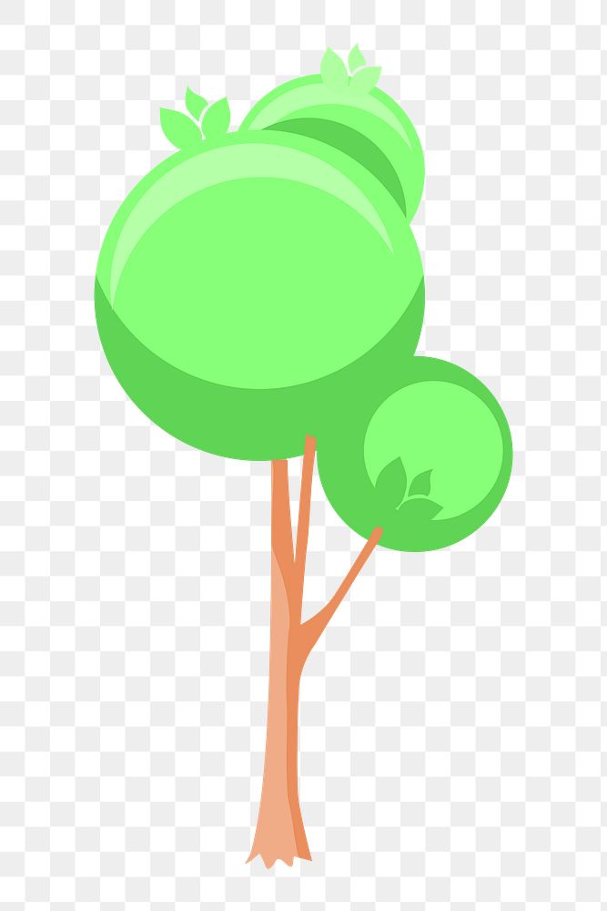 Tree png illustration, transparent background. Free public domain CC0 image.