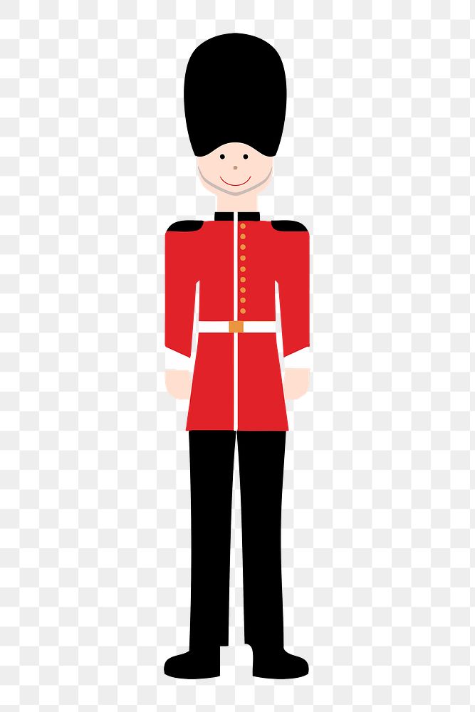 King's Guard png illustration, transparent background. Free public domain CC0 image.