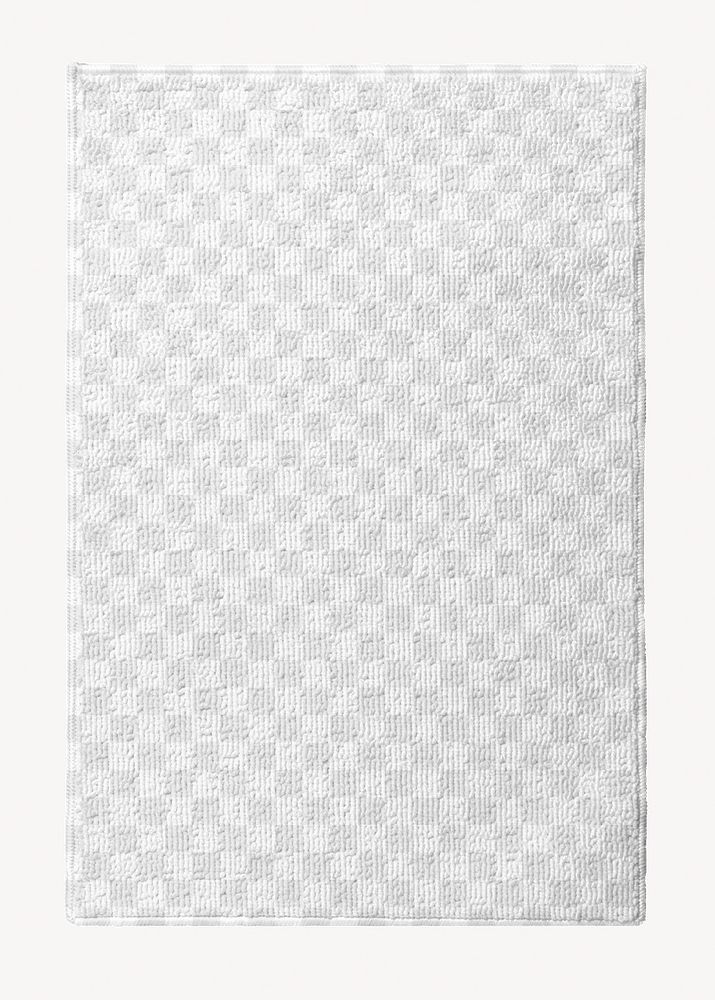 Towel png mockup, transparent product design