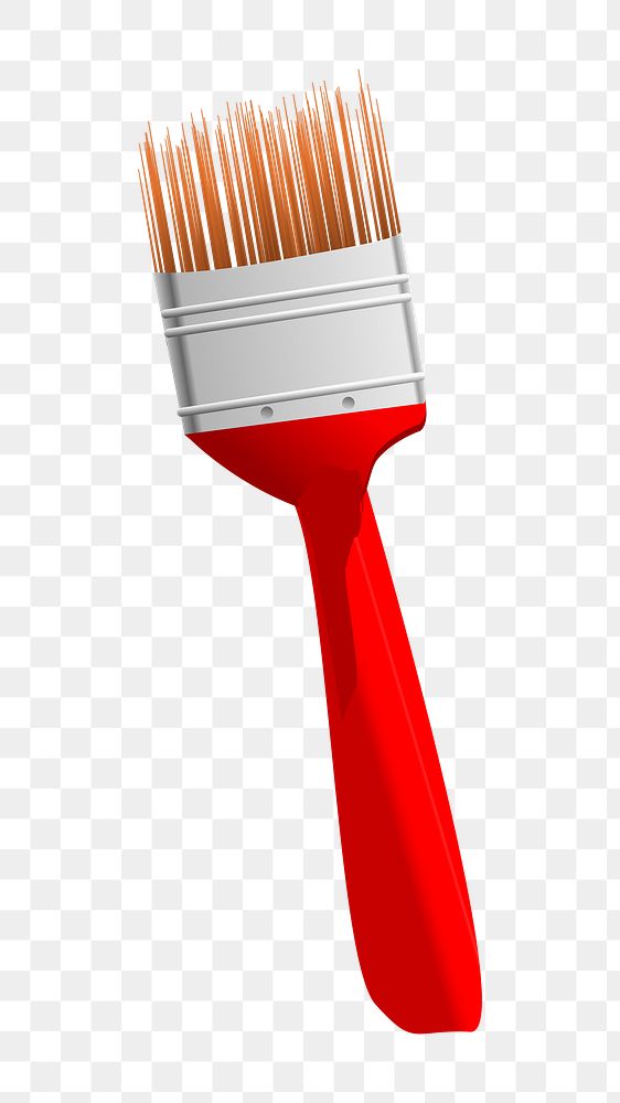 Paint brush png illustration, transparent background. Free public domain CC0 image.