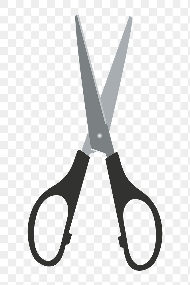 Scissors png illustration, transparent background. Free public domain CC0 image.