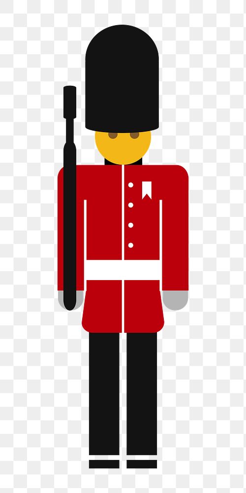 Royal guard png clipart illustration, transparent background. Free public domain CC0 image.