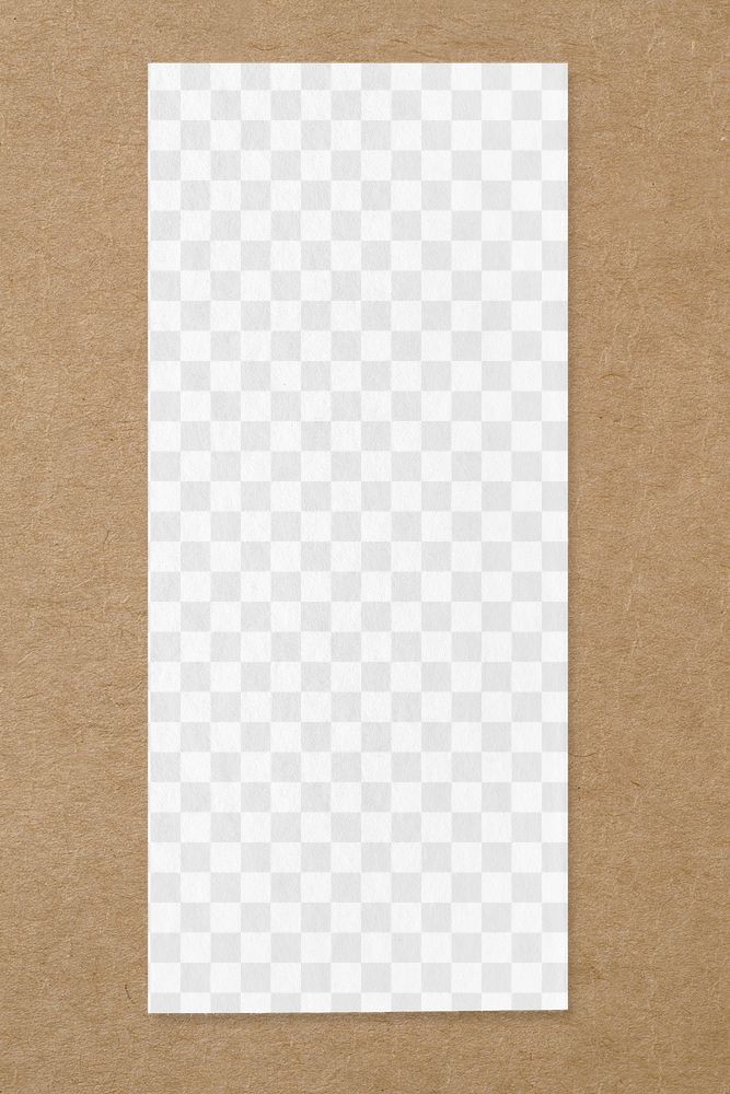 Paper mockup png transparent design