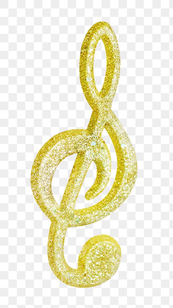 Gold music note  png sticker, transparent background