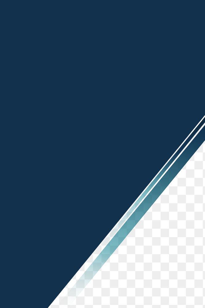 Dark blue corporate png border transparent background