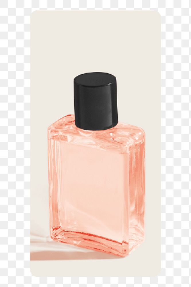 Perfume bottle png sticker, cosmetics, transparent background