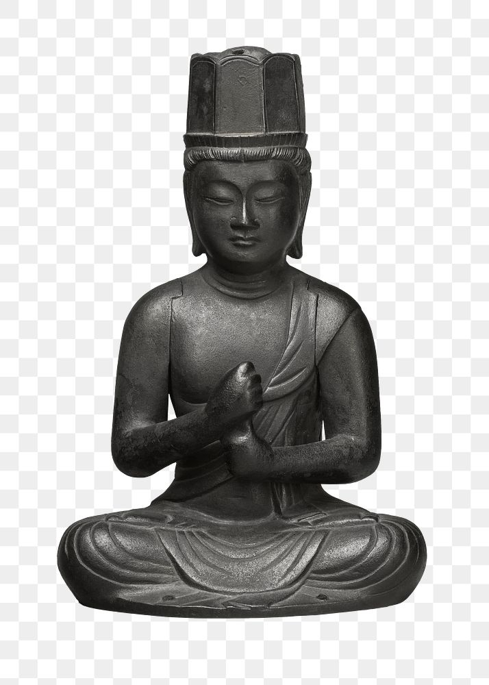 Aesthetic Dainichi, the Buddha of Infinite Illumination png on transparent background.  Remastered by rawpixel