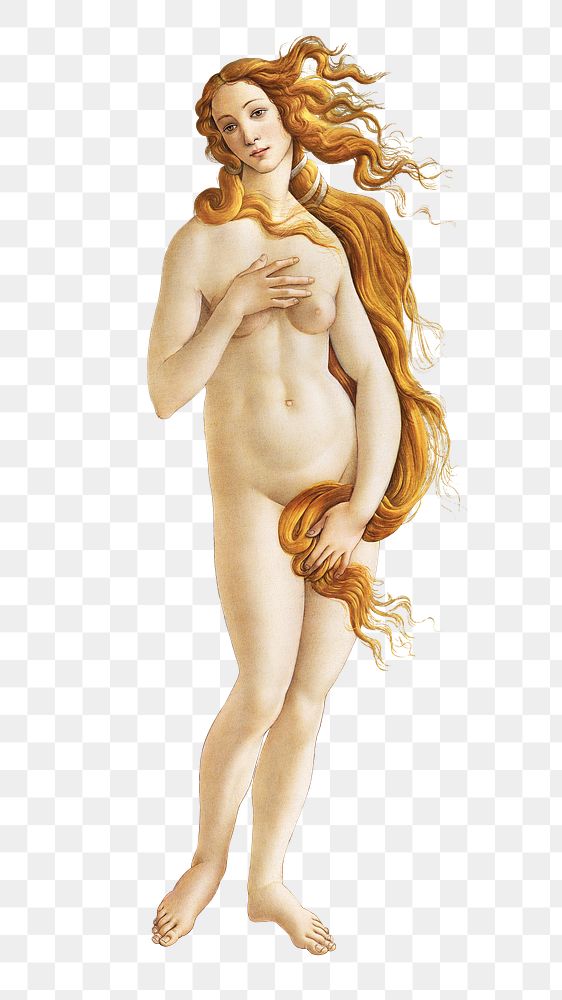 Png Sandro Botticelli's Venus. Remastered by rawpixel