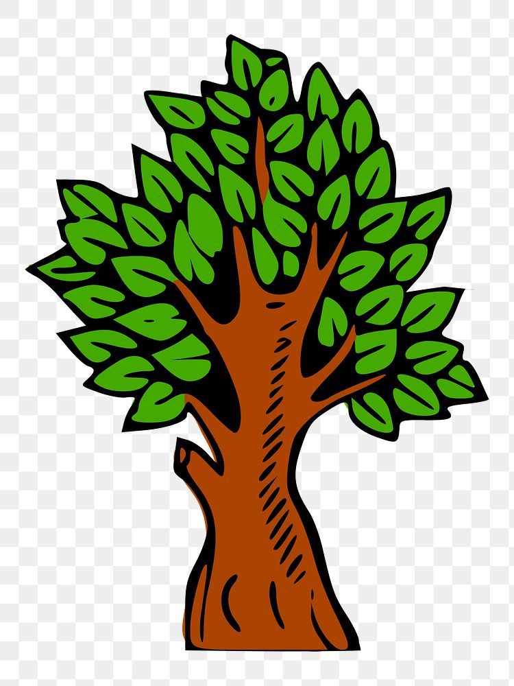 PNG Tree clipart, transparent background. Free public domain CC0 image.