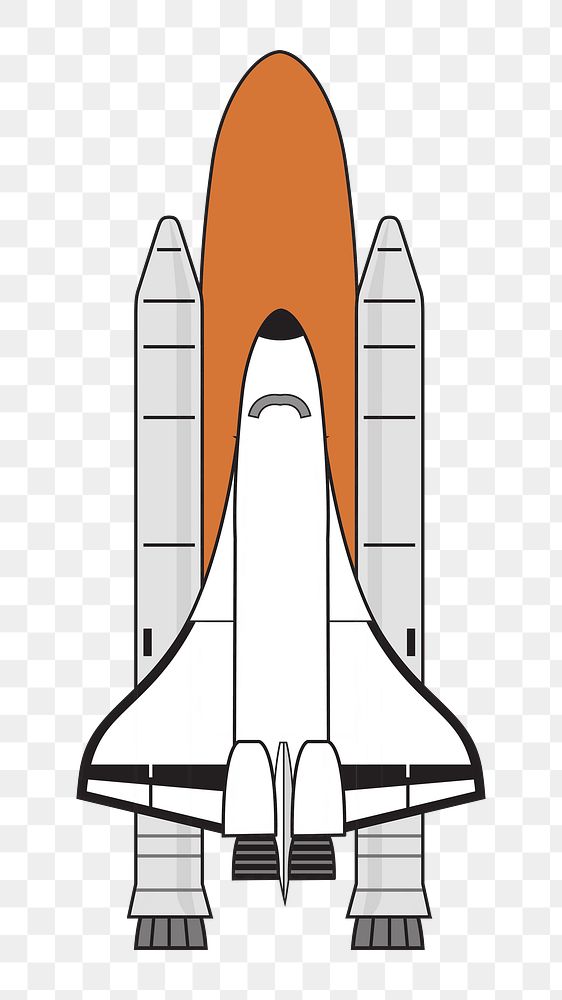 PNG Rocket clipart, transparent background. Free public domain CC0 image.