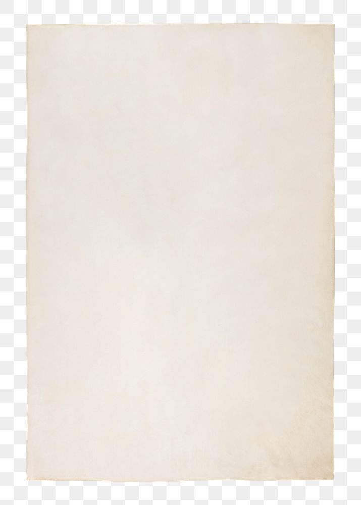 Beige paper png vintage journal sticker, transparent background.    Remastered by rawpixel