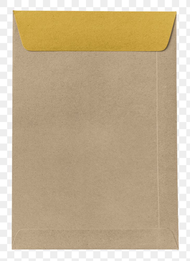 A4 document envelope  png sticker, transparent background