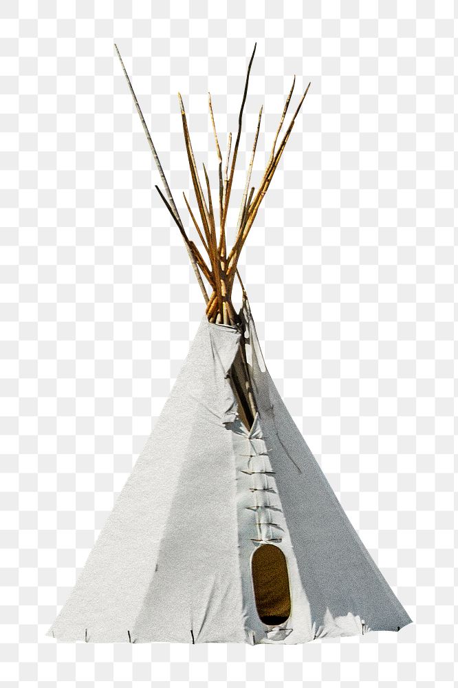 Tepee tent png sticker, transparent background