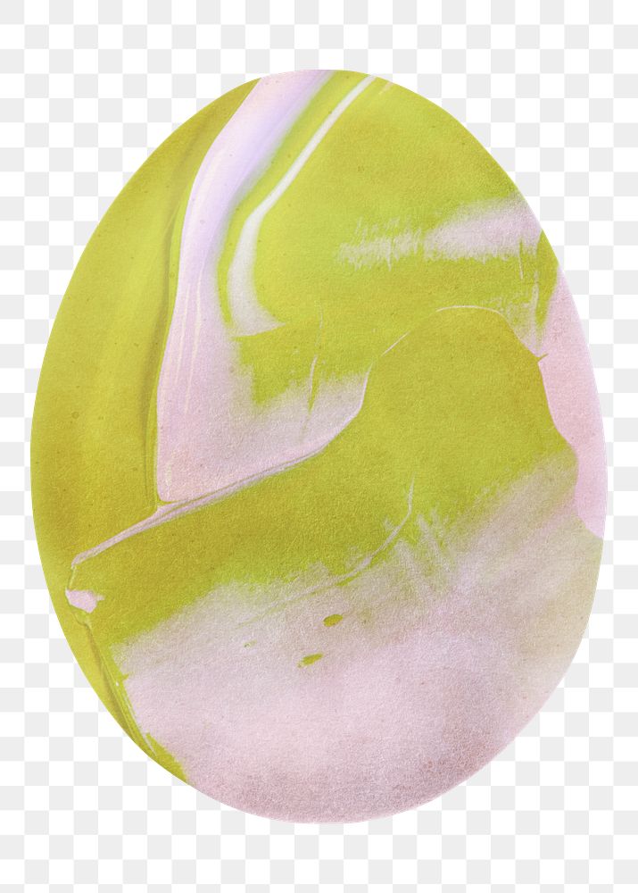 Easter egg png illustration sticker, transparent background