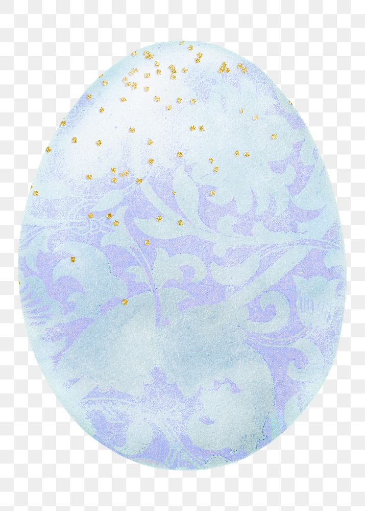 Easter egg png illustration sticker, transparent background