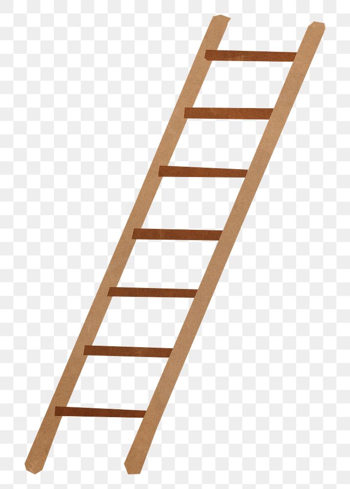 Step ladder png sticker, transparent background