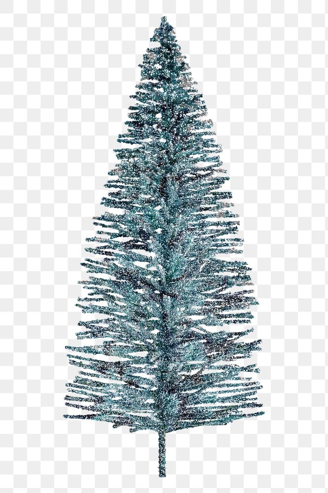 Christmas tree png sticker, transparent background