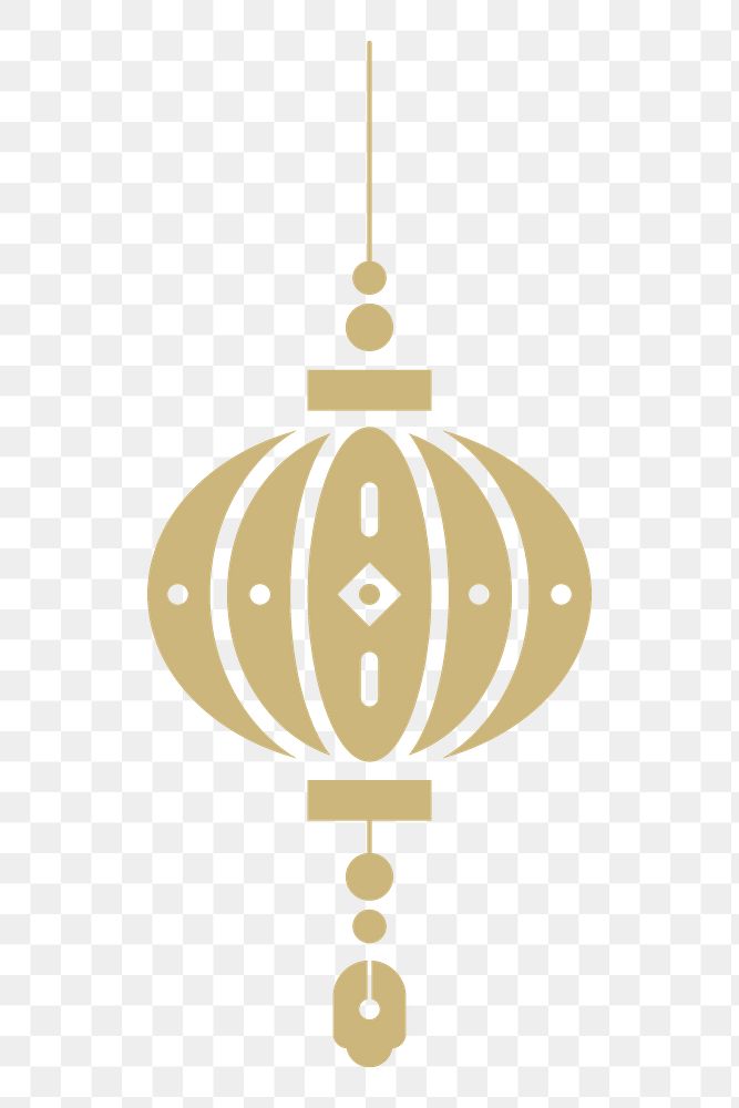 Chinese lantern png sticker, festive decoration graphic, transparent background